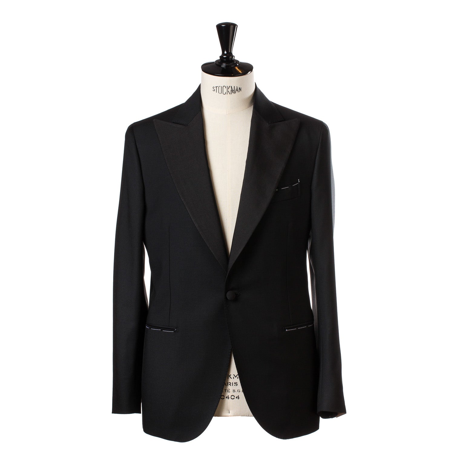 Smoking aus englischer Wollmischung "Mixed Barathea" - Handarbeit